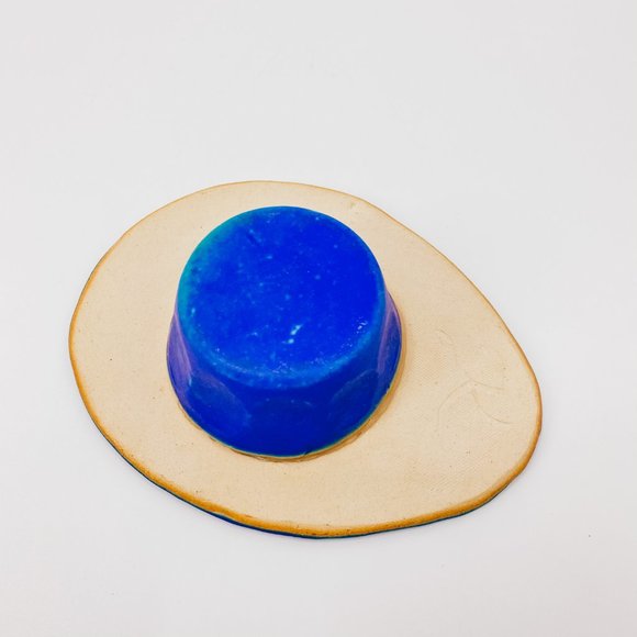 Vintage Ceramic Vase with built in Flower Frog - Picture 9 of 12